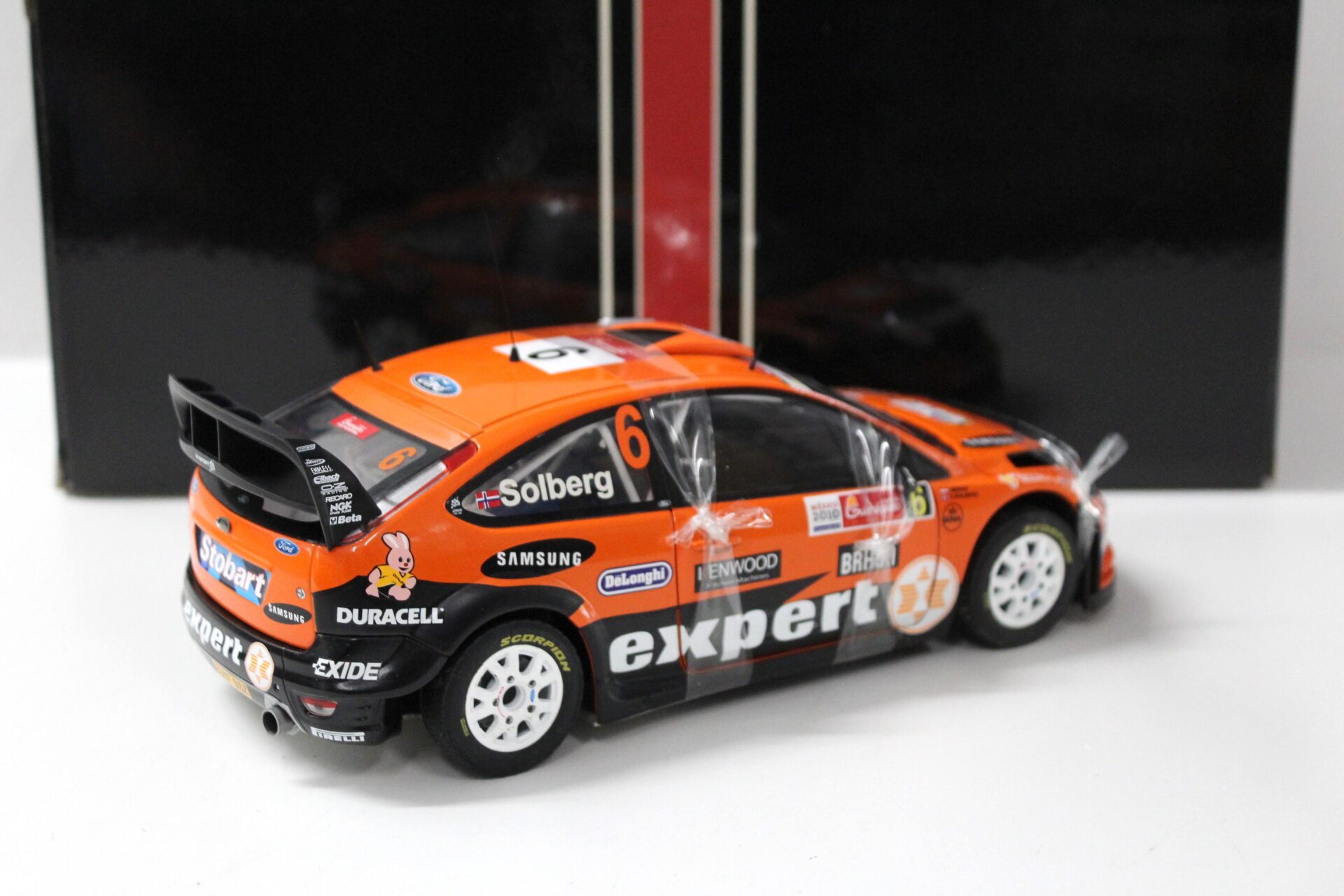 1:18 SunStar Ford Focus RS WRC08 Rally Mexico 2010 #6 Solberg/Minor