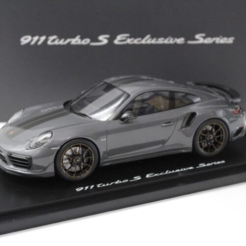1:18 Spark Porsche 911 (991) Turbo S Exclusive Series agate grey DEALER VERSION