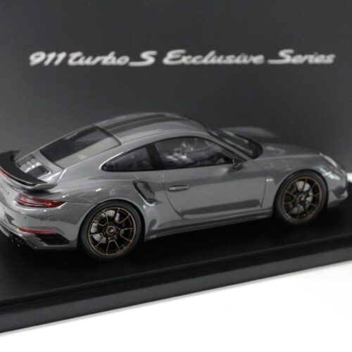 1:18 Spark Porsche 911 (991) Turbo S Exclusive Series agate grey DEALER VERSION