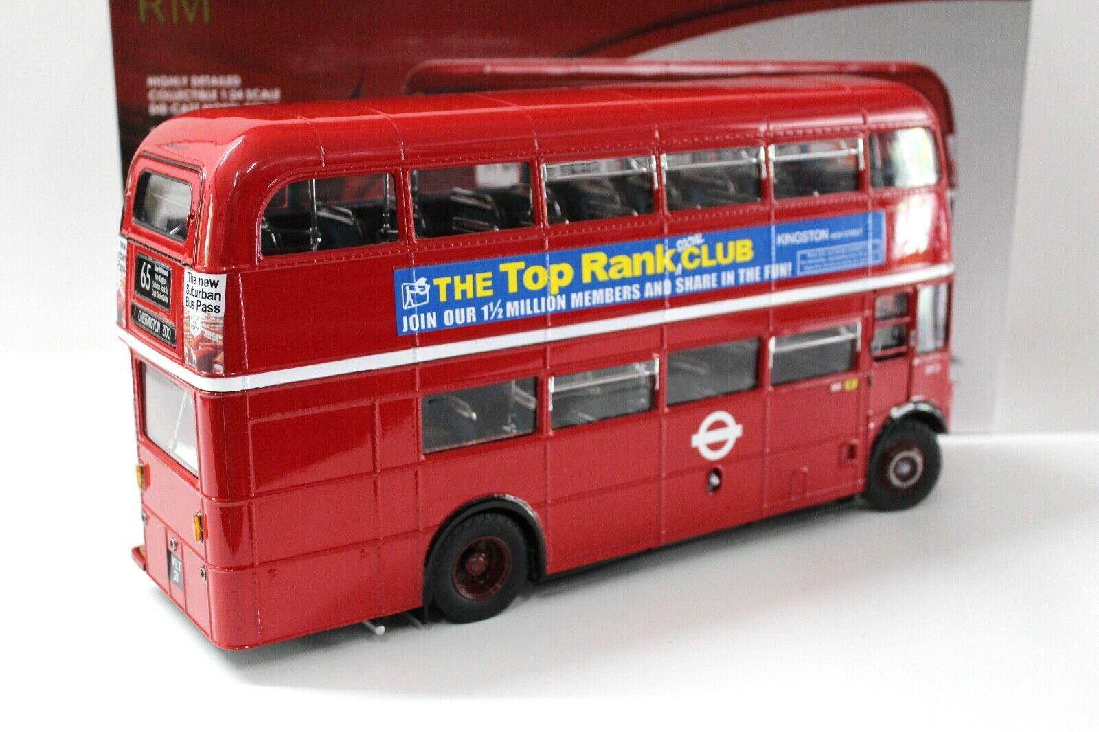 1:24 SunStar 1983 Routemaster RM London Bus GLC Years red