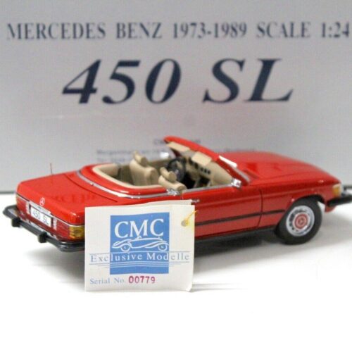 1:24 CMC Mercedes 450SL Convertible red 1973-1989
