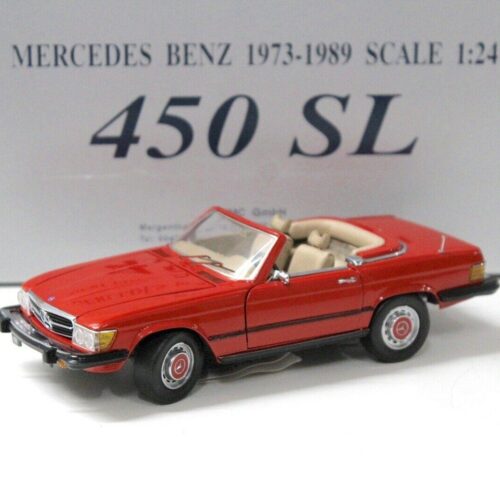 1:24 CMC Mercedes 450SL Convertible red 1973-1989