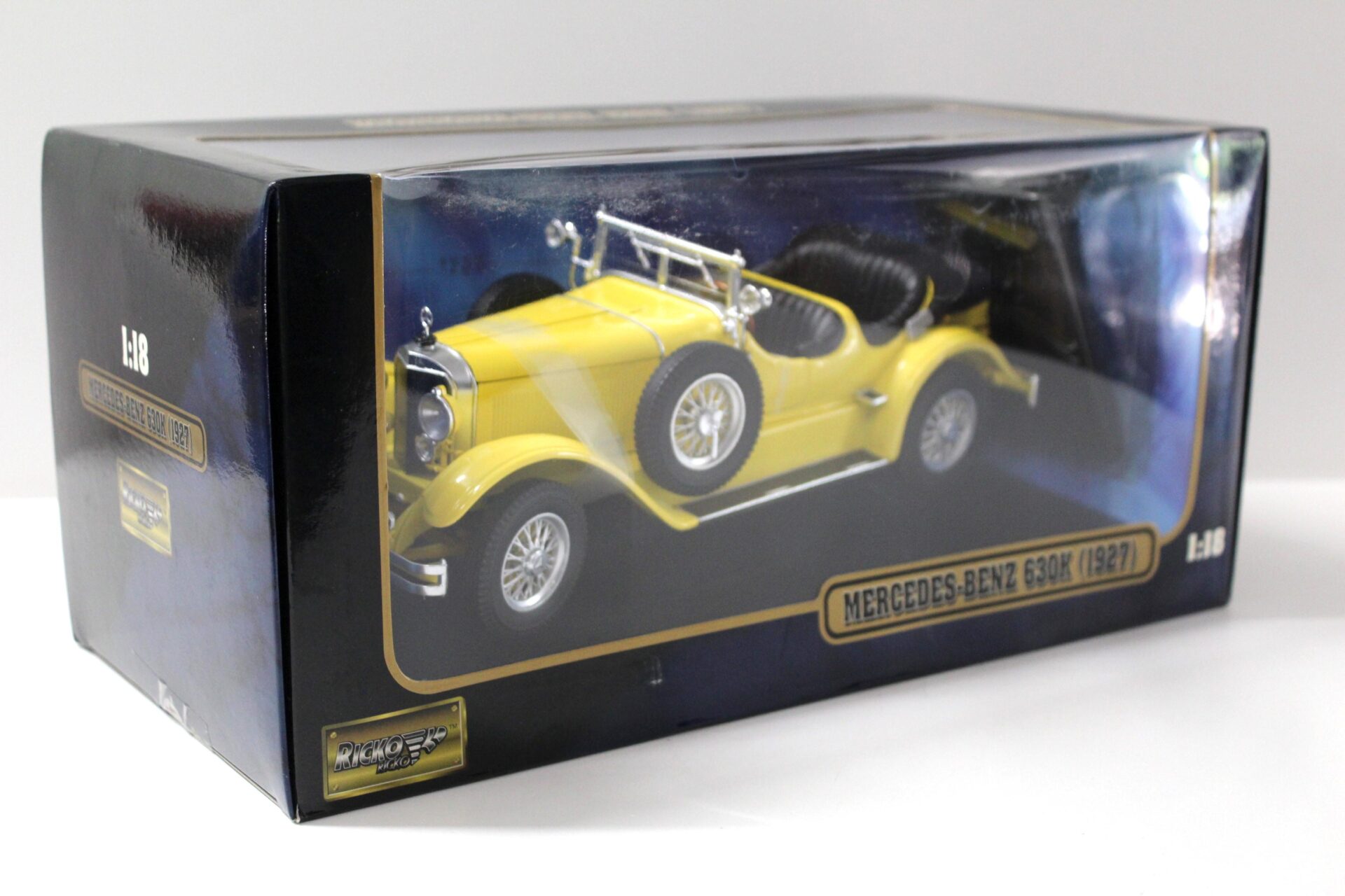 1:18 Ricko Mercedes 630K Cabrio 1927 yellow