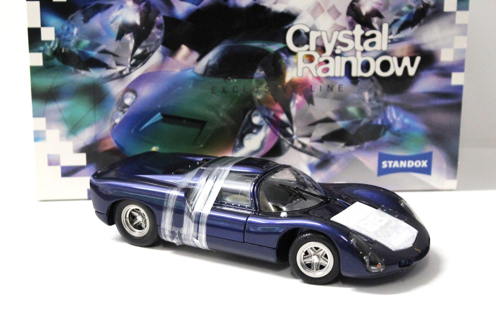 1:18 EXOTO Porsche 910 "Crystal Rainbow" STANDOX blue #28
