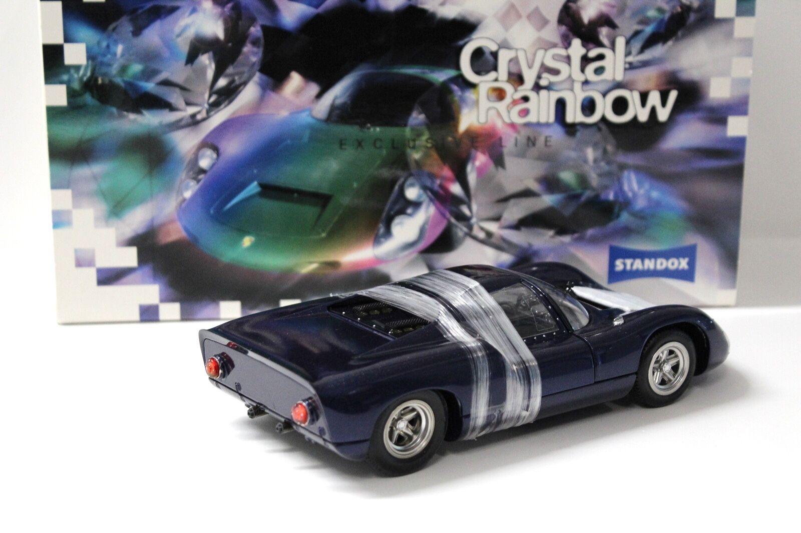 1:18 EXOTO Porsche 910 "Crystal Rainbow" STANDOX blue #28