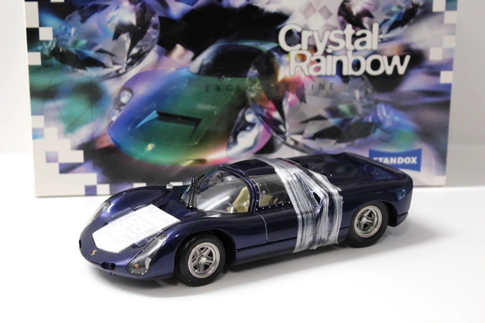 1:18 EXOTO Porsche 910 "Crystal Rainbow" STANDOX blue #28