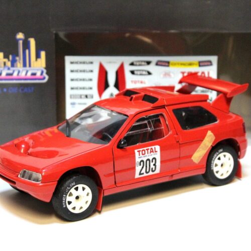 1:18 Solido Citroen ZX 203 Rally red #203