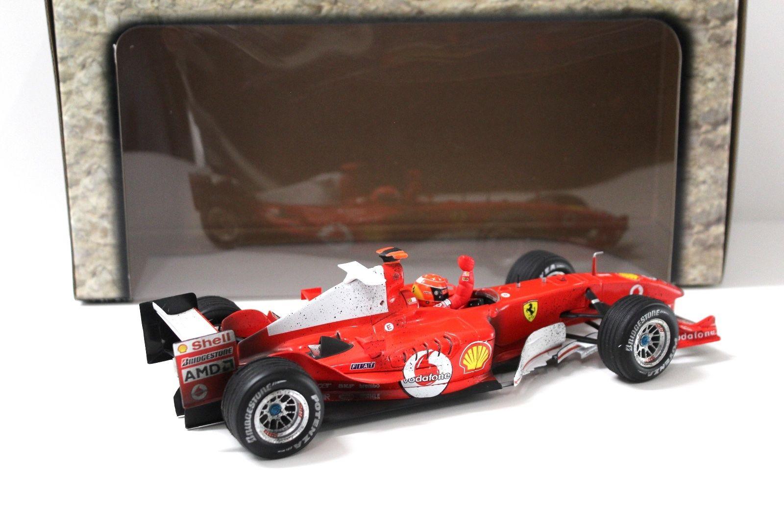 1:18 Hot Wheels Ferrari F2004 SAKHIR/BAHRAIN M.Schumacher *After Race* #1