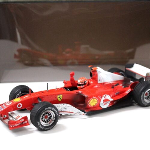 1:18 Hot Wheels Ferrari F2004 SAKHIR/BAHRAIN M.Schumacher *After Race* #1