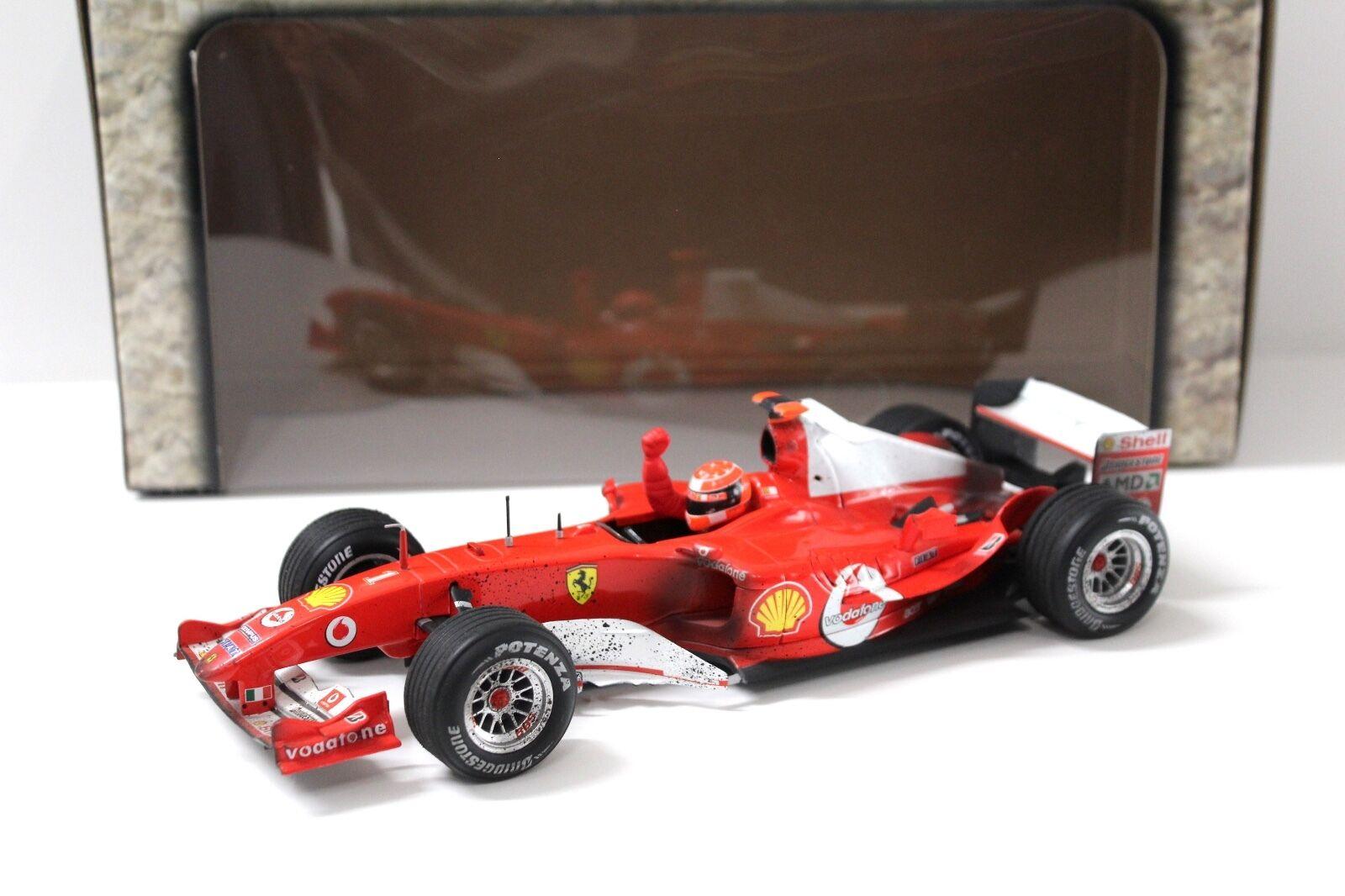 1:18 Hot Wheels Ferrari F2004 SAKHIR/BAHRAIN M.Schumacher *After Race* #1