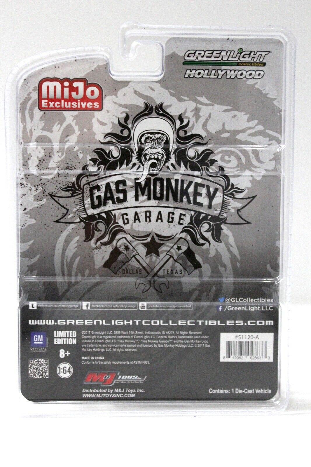 1:64 Greenlight Chevrolet C-10 Pick-Up 1968 black GAS MONKEY