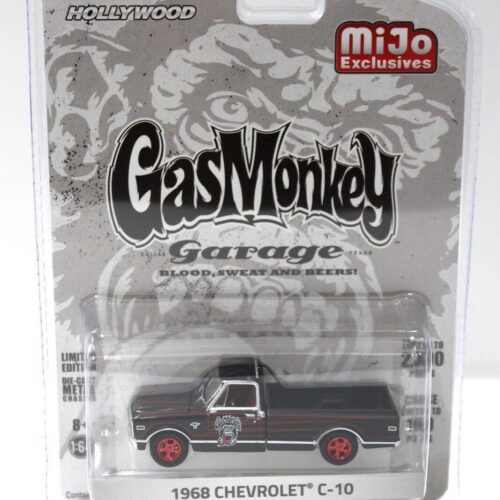 1:64 Greenlight Chevrolet C-10 Pick-Up 1968 black GAS MONKEY