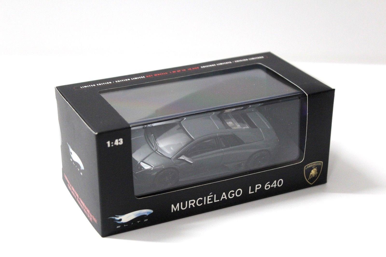 1:43 Hot Wheels Elite Lamborghini Murcielago LP640 grey