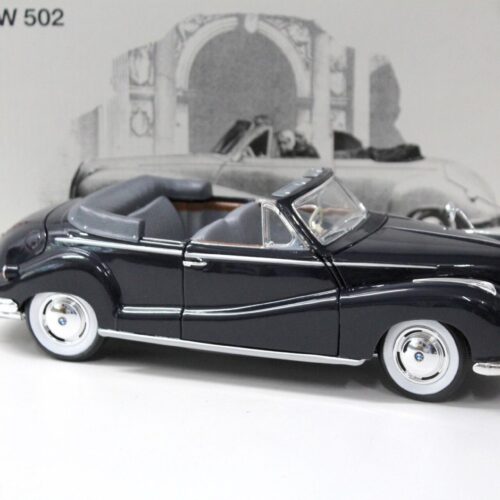 1:18 Maisto BMW 502 Convertible dark blue DEALER - Image 2