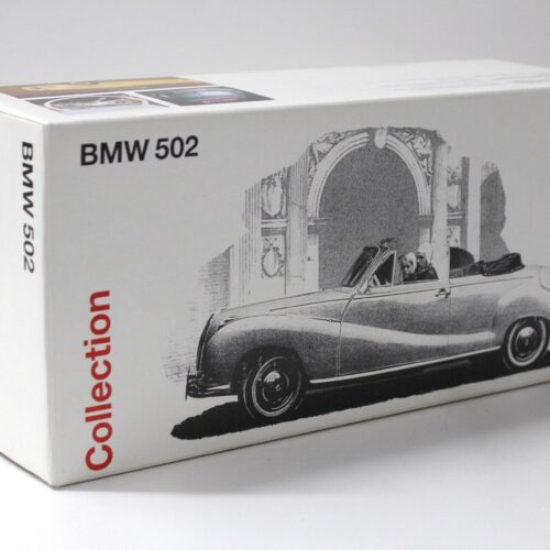 1:18 Maisto BMW 502 Convertible dark blue DEALER - Image 4