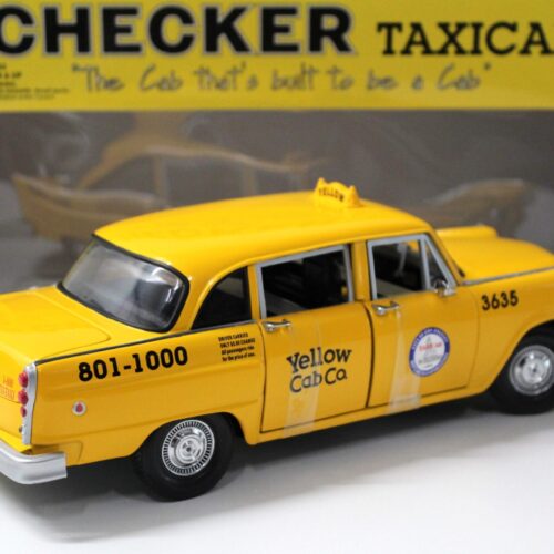 1:18 Sun Star 1981 Los Angeles LA Checker Cab TAXI yellow