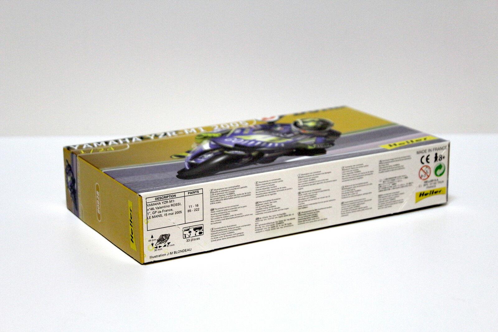 1:24 Heller Yamaha YZR-M1 Valentino Rossi 2005 *KIT/ BAUSATZ*