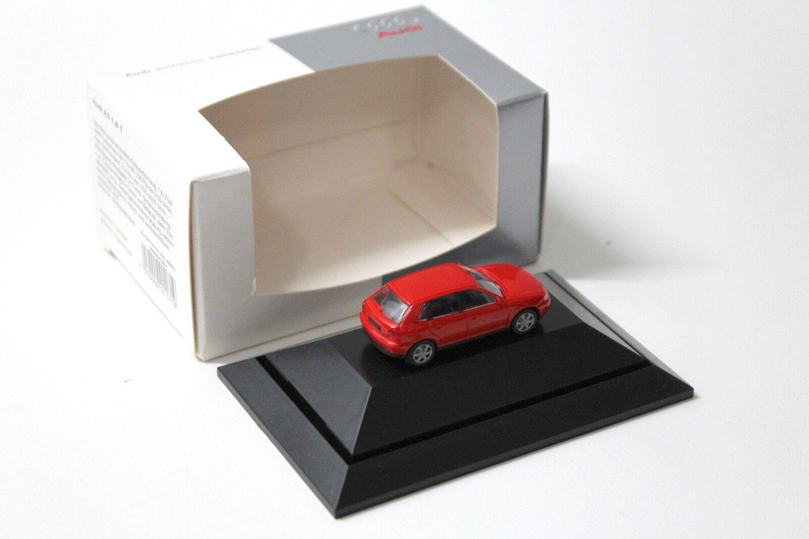 1:87 Rietze Audi A3 8L 5-T眉rer red DEALER VERSION