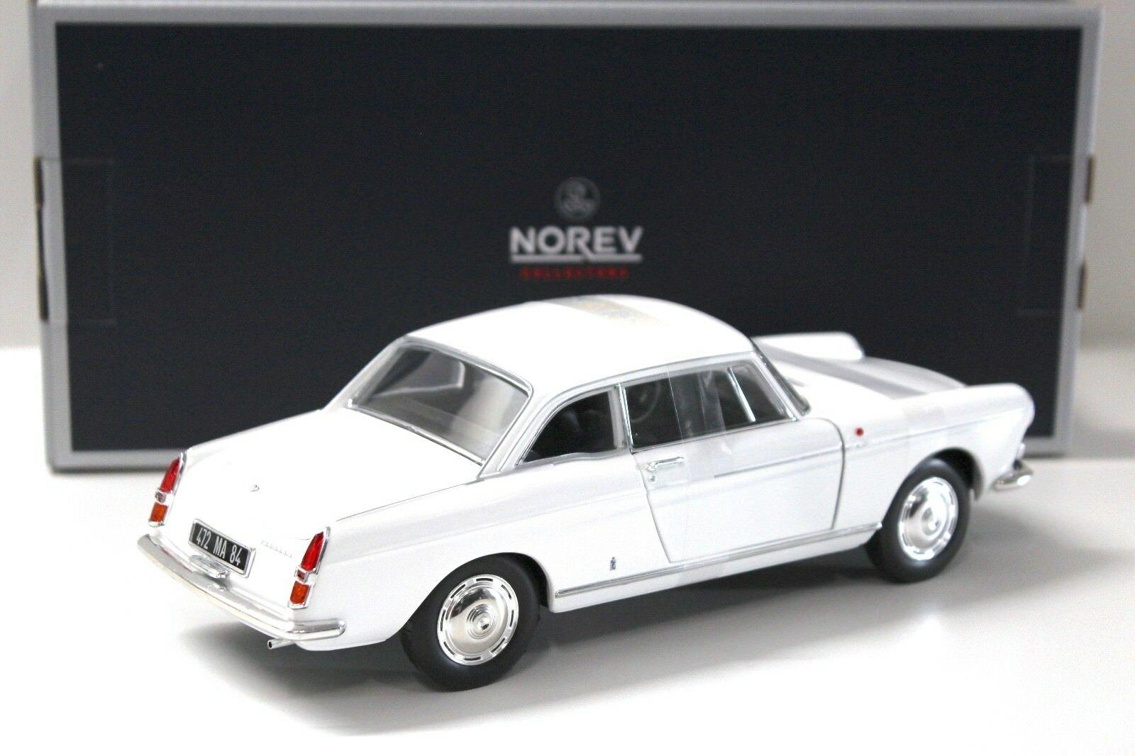 1:18 Norev Peugeot 404 Coupe 1967 white