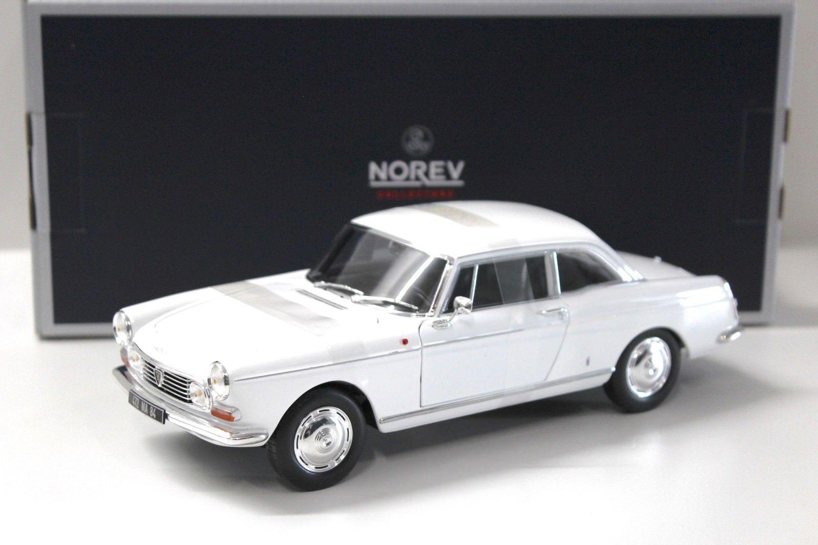 ID 44547 orig 1.jpg 1:18 Norev Peugeot 404 Coupe 1967 white