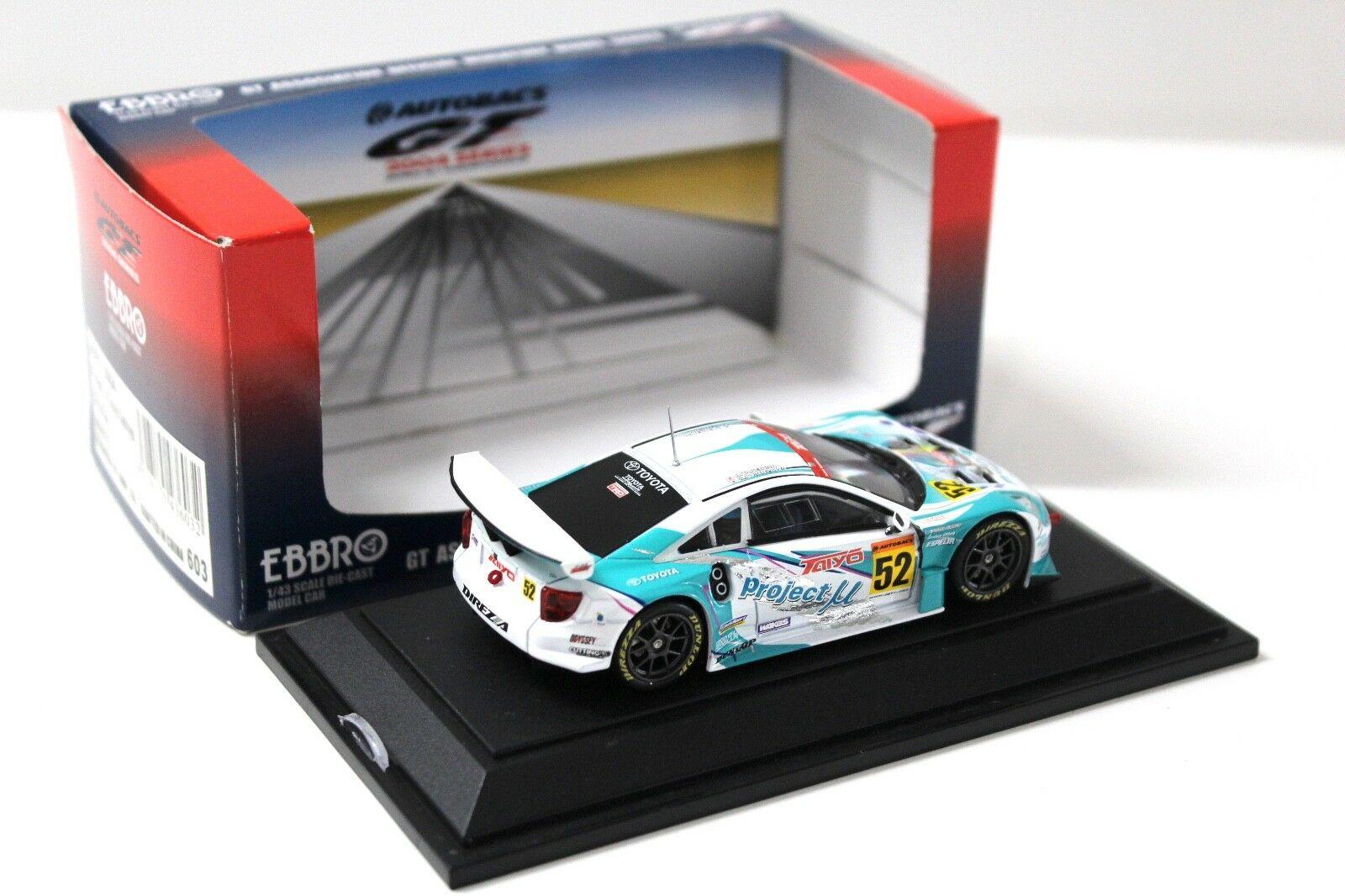 1:43 Ebbro Toyota Celica #52 JGTC 2004 Project u Taiyo #52