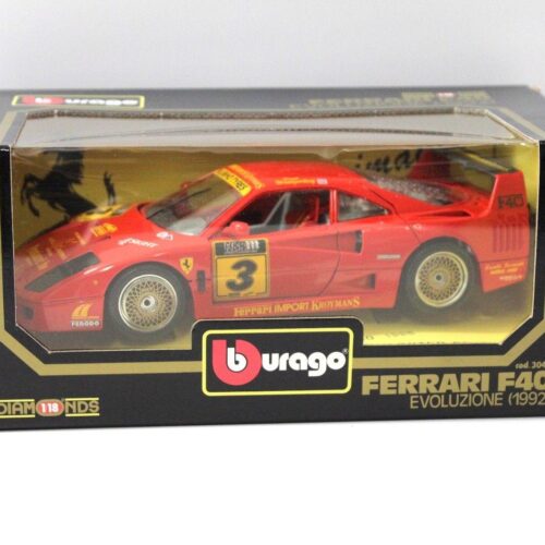 1:18 Bburago Ferrari F40 Kroymans 1995 "C. SCRIMANTE" red