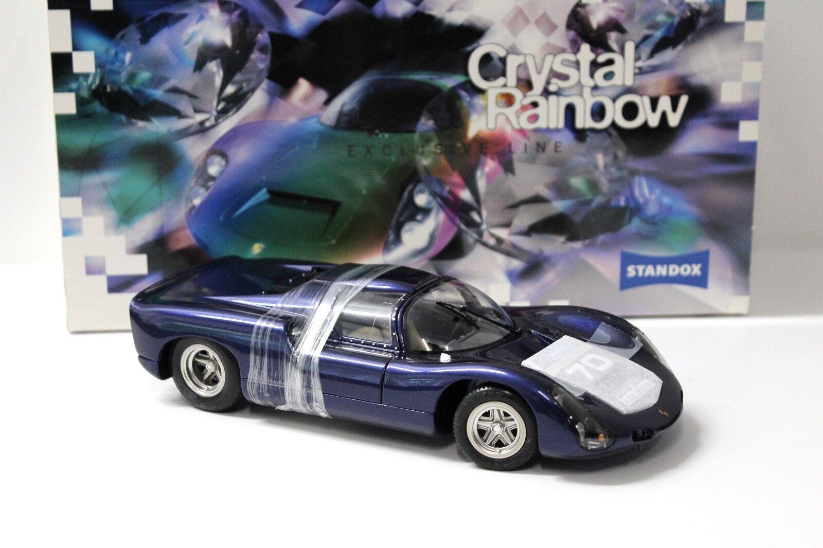 1:18 EXOTO Porsche 910 "Crystal Rainbow" STANDOX blue #70