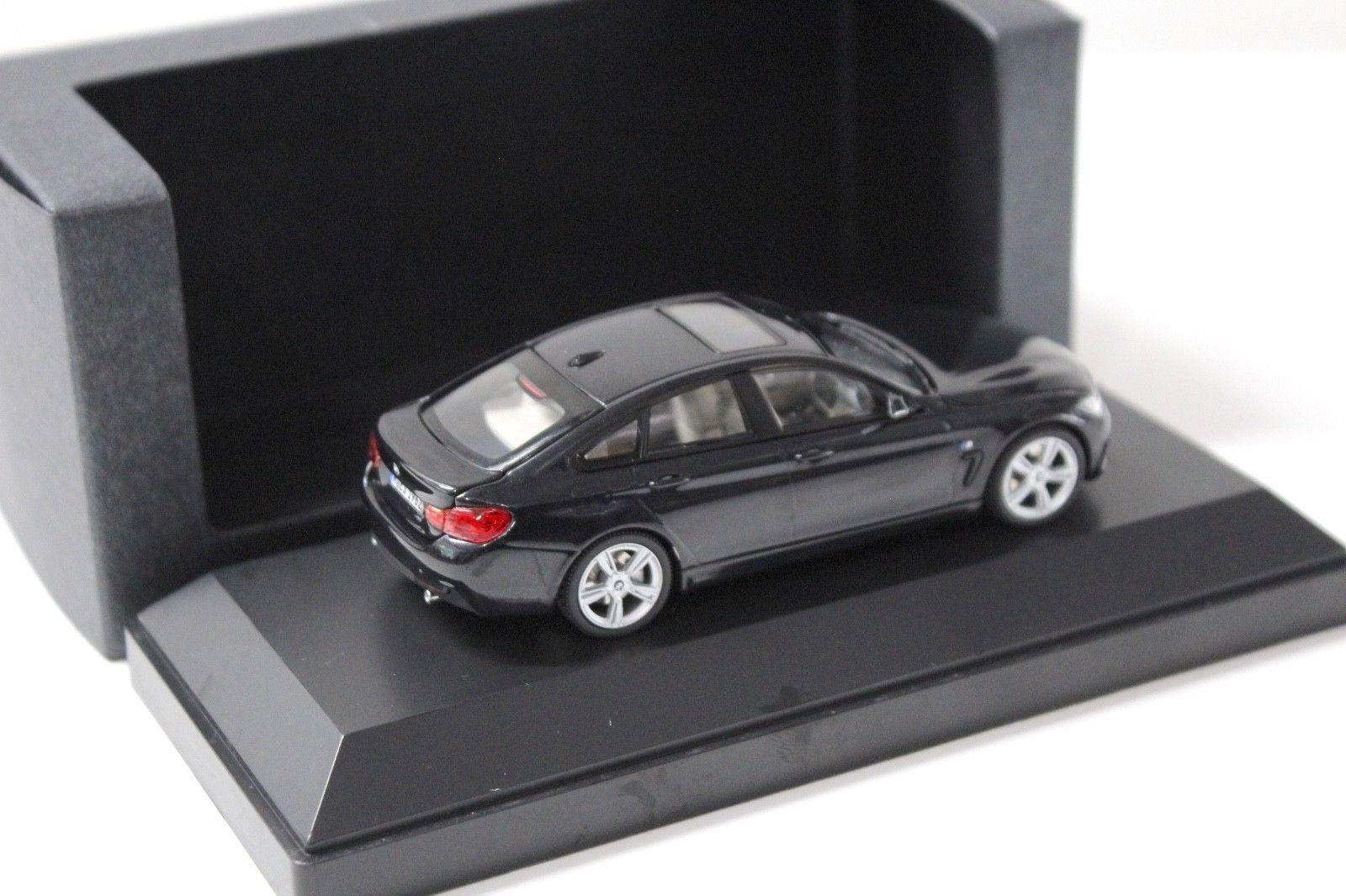 1:43 Kyosho BMW 4er 4 Series Gran Coupe black DEALER VERSION