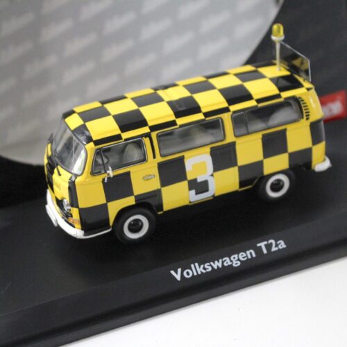 1:43 Schuco VW Bus T2a FOLLOW ME black/ yellow #3