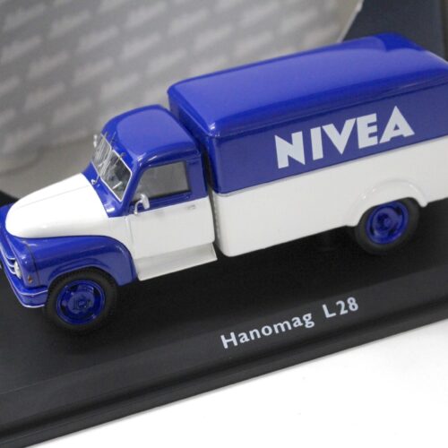 1:43 Schuco Hanomag L28 Koffer-Kasten LKW NIVEA blue/ white