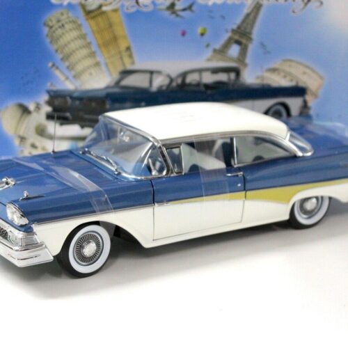 1:18 SunStar Ford Fairlane 500 Hardtop *Around the World* blue