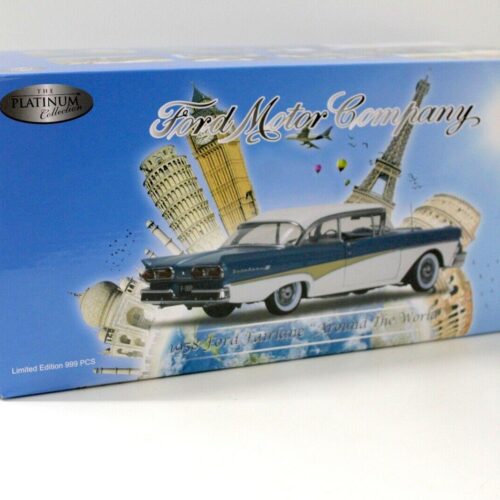 1:18 SunStar Ford Fairlane 500 Hardtop *Around the World* blue