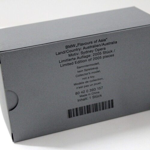 1:43 Minichamps BMW Z4 E85 Roadster grey ASIA DEALER VERSION