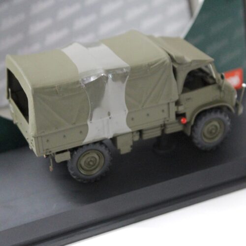 1:43 Schuco Mercedes Unimog S Pritsche/ Plane Bundeswehr green