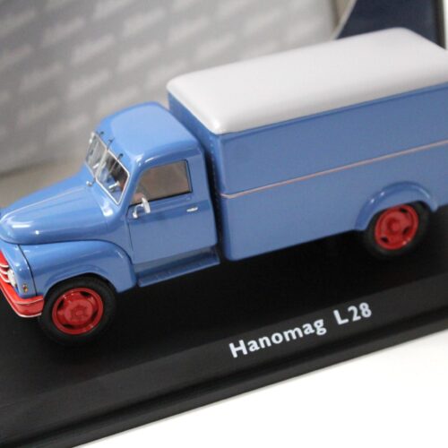 1:43 Schuco Hanomag L28 Koffer-LKW blue