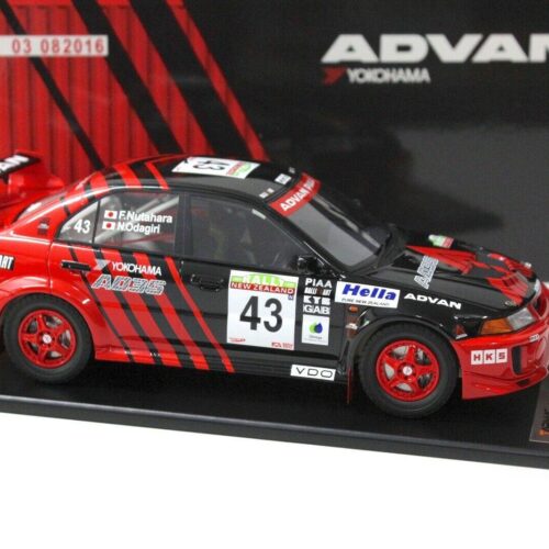 1:18 Tarmac Mitsubishi Lancer Evolution V WRC #43 Rally New Zealand