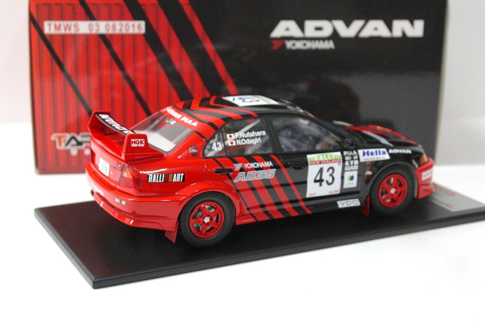 1:18 Tarmac Mitsubishi Lancer Evolution V WRC #43 Rally New Zealand