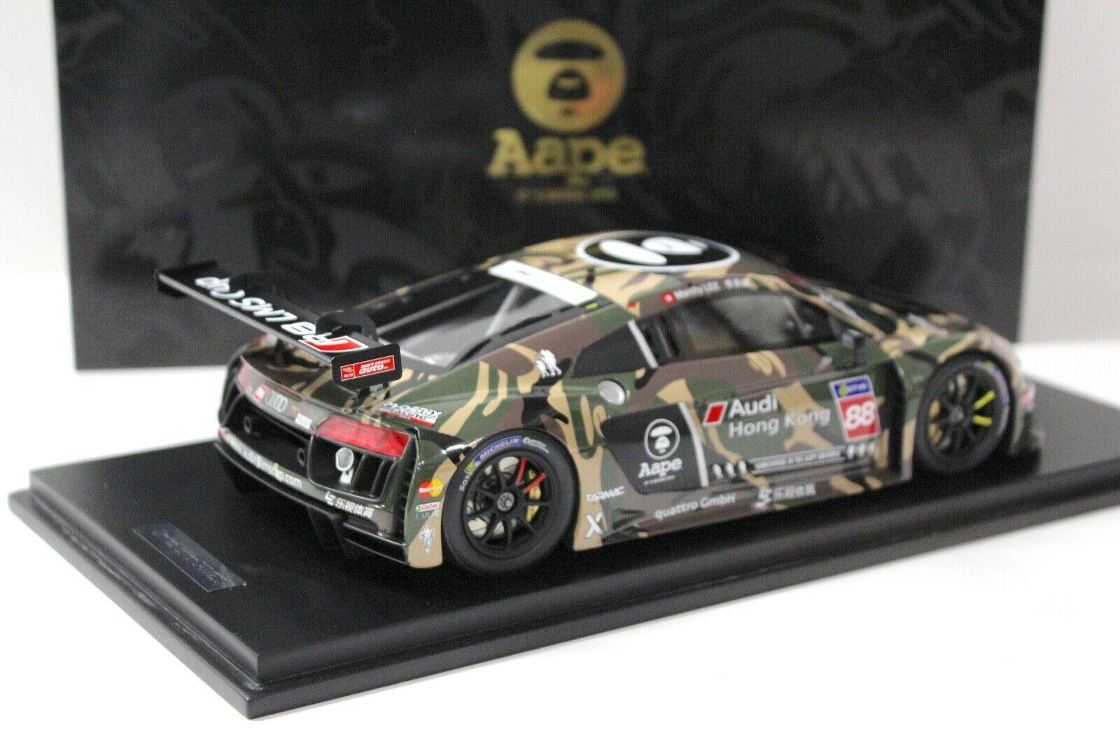 1:18 Tarmac Audi R8 LMS AAPE Asia #88 Marchy Lee Taiwan