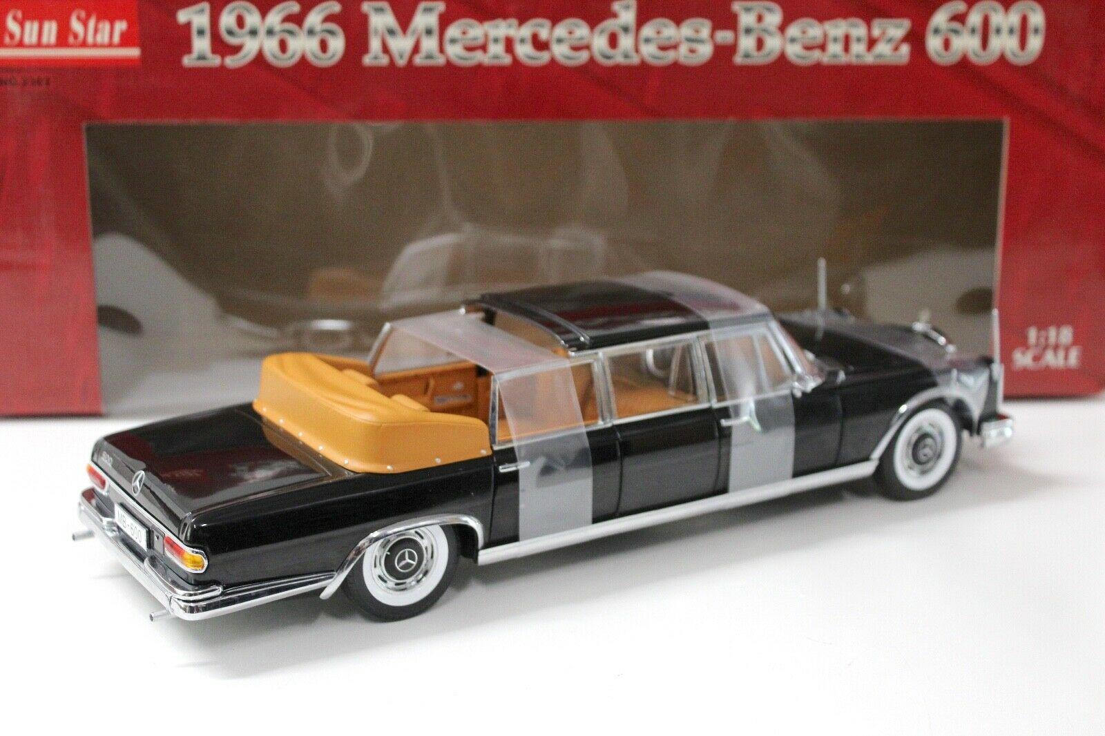 1:18 SunStar Mercedes 600 Landaulet 1966 black