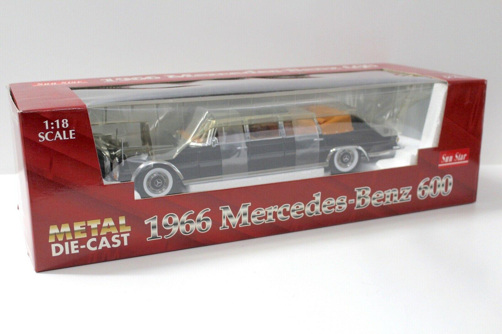 1:18 SunStar Mercedes 600 Landaulet 1966 black