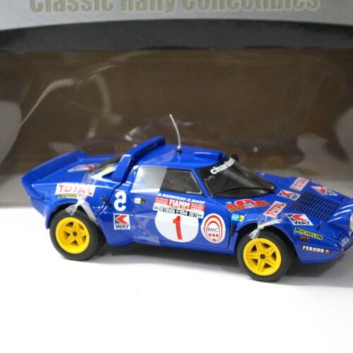 1:18 SunStar Lancia Stratos HF Rally ELBA 1977 #1 blue