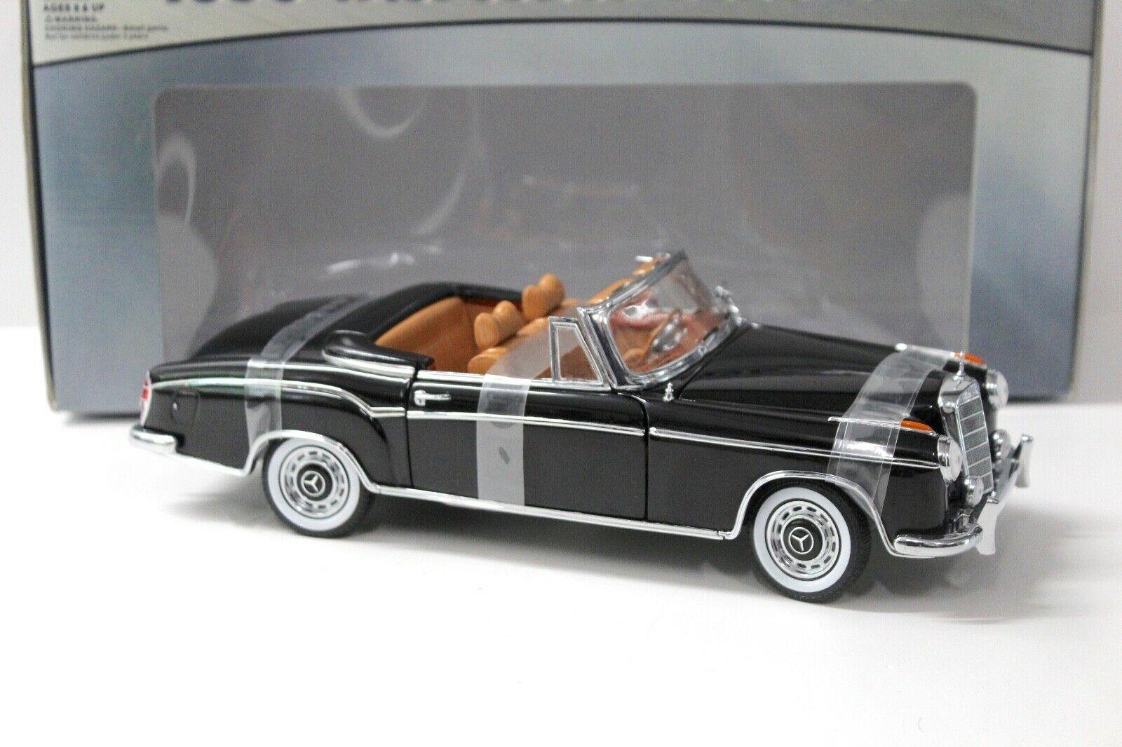 1:18 Sun Star Mercedes 220SE Cabriolet black 1958