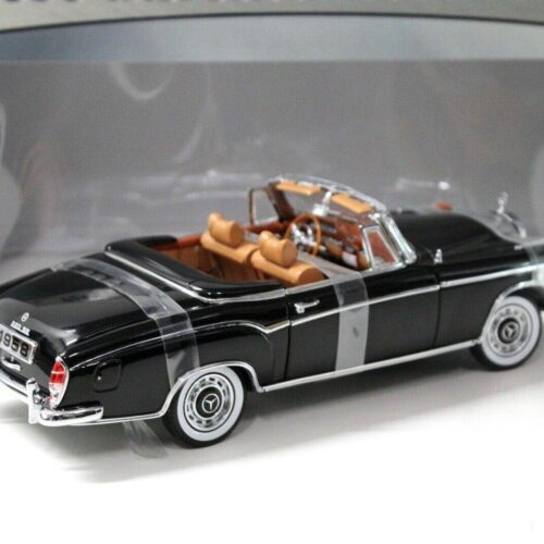 1:18 Sun Star Mercedes 220SE Cabriolet black 1958