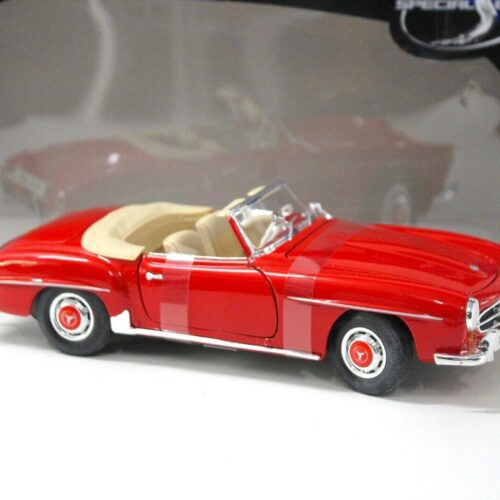 1:18 Maisto Mercedes 190SL Cabriolet red 1955 - Image 2