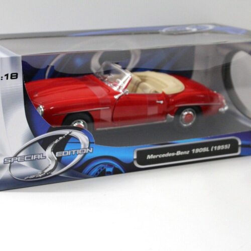 1:18 Maisto Mercedes 190SL Cabriolet red 1955 - Image 4