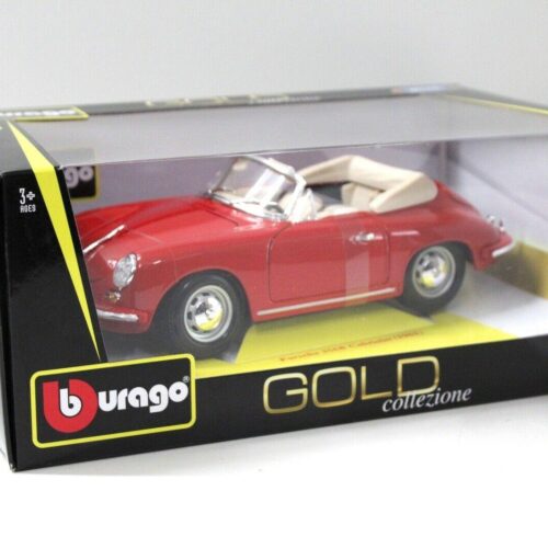 1:18 Bburago Porsche 356B Cabriolet red
