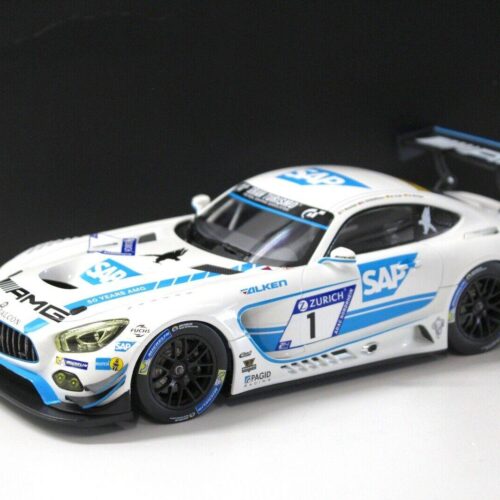 1:18 Norev Mercedes AMG GT3 Black Falcon SAP #1 DEALER VERSION