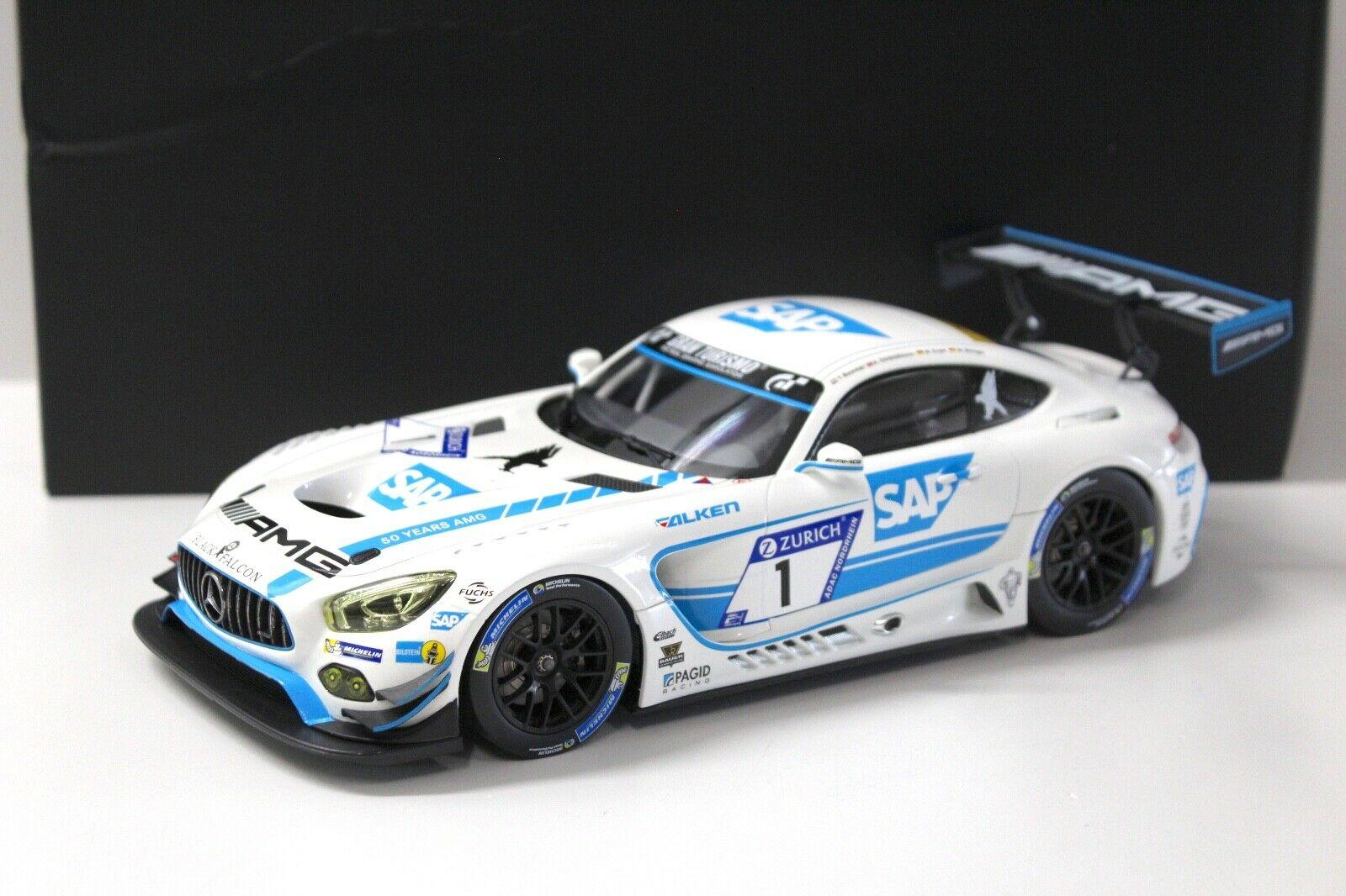 1:18 Norev Mercedes AMG GT3 Black Falcon SAP #1 DEALER VERSION