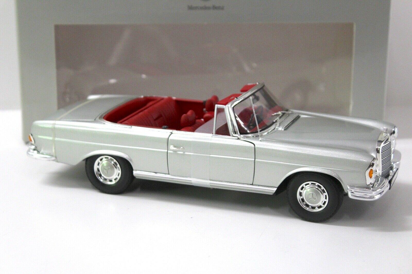 1:18 Norev Mercedes 280SE W111 Cabriolet silver DEALER VERSION