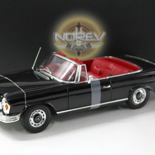 1:18 Norev Mercedes 280SE W111 Cabriolet black